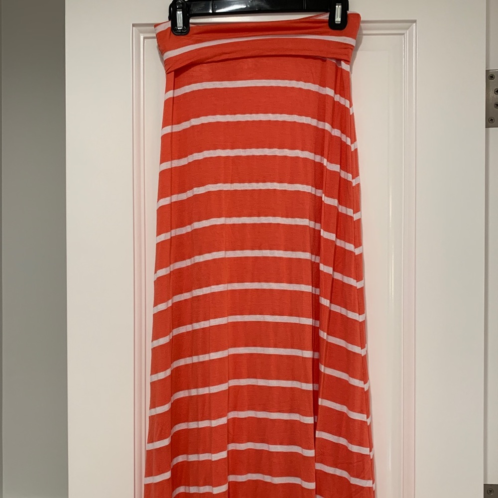 Stripped Maxi Skirt